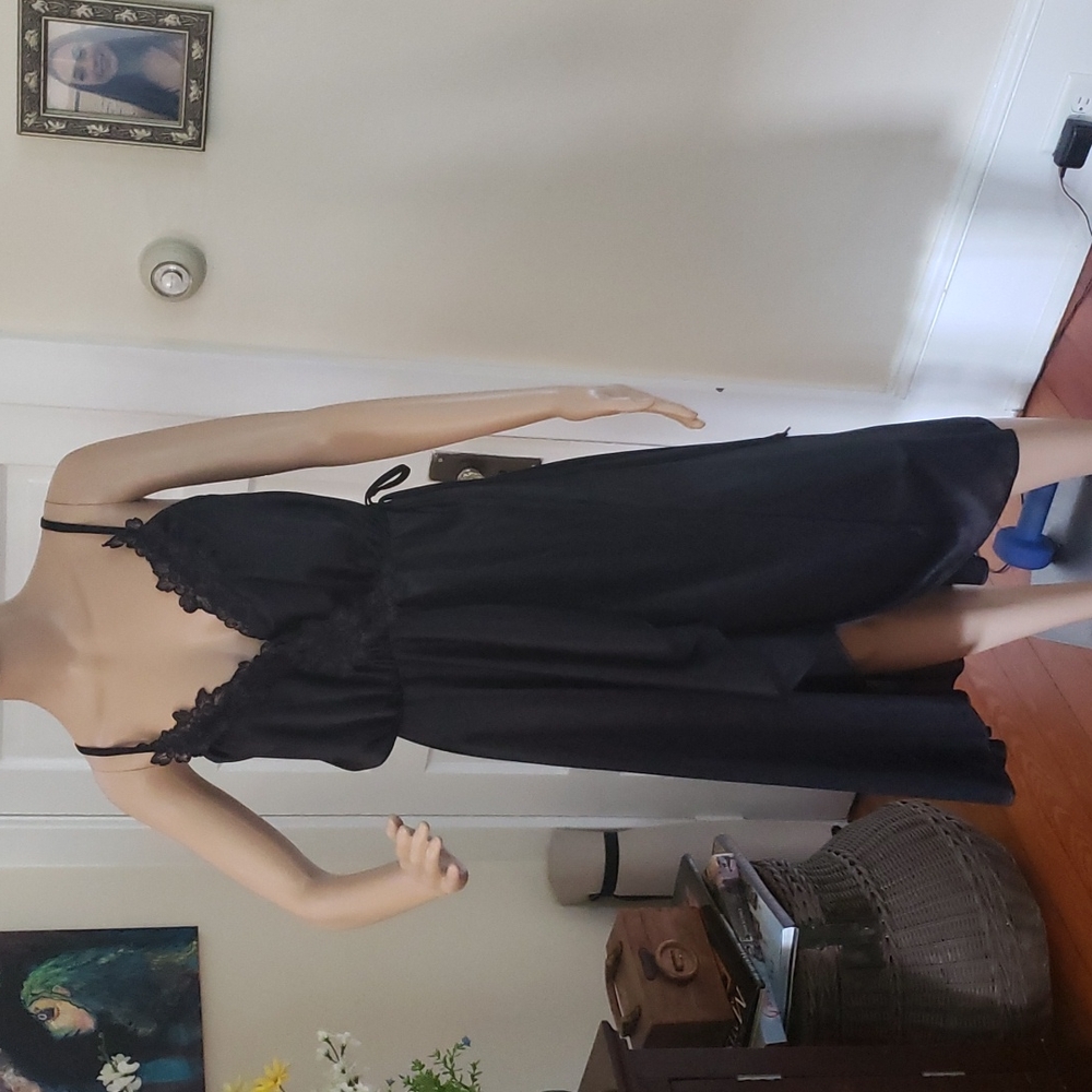 Vintage Climax by David Howard Black Wrap Negligee